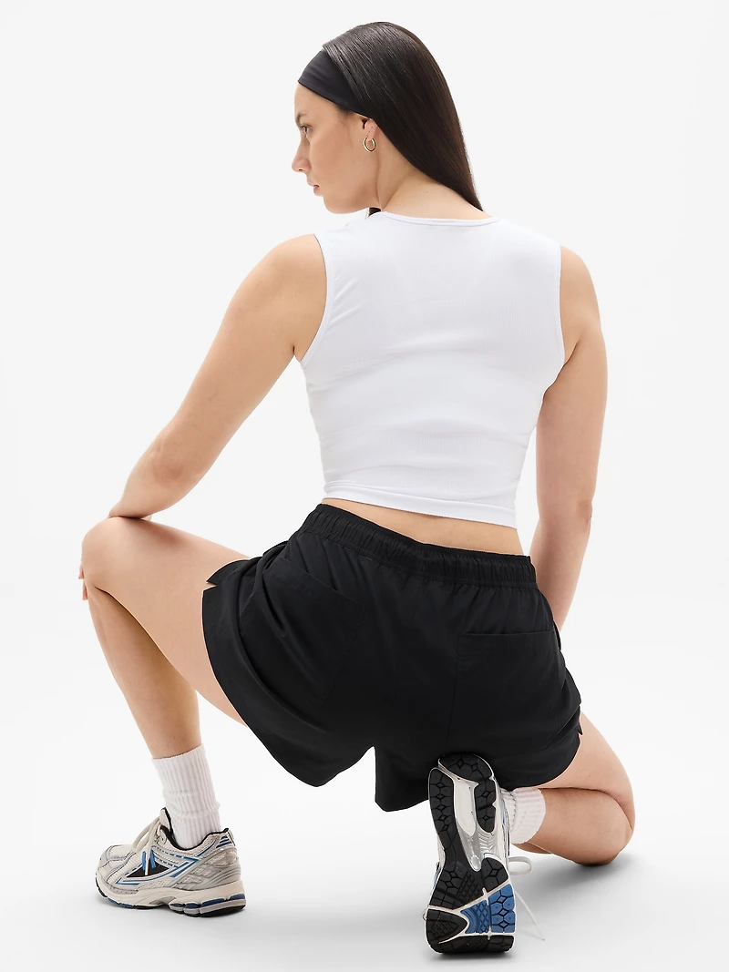 Renew Seamless Square Neck Crop Tank
