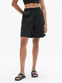 Drift Mid Rise Poplin Bermuda Short