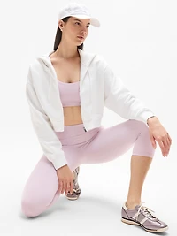 Forever Fleece Crop Full Zip