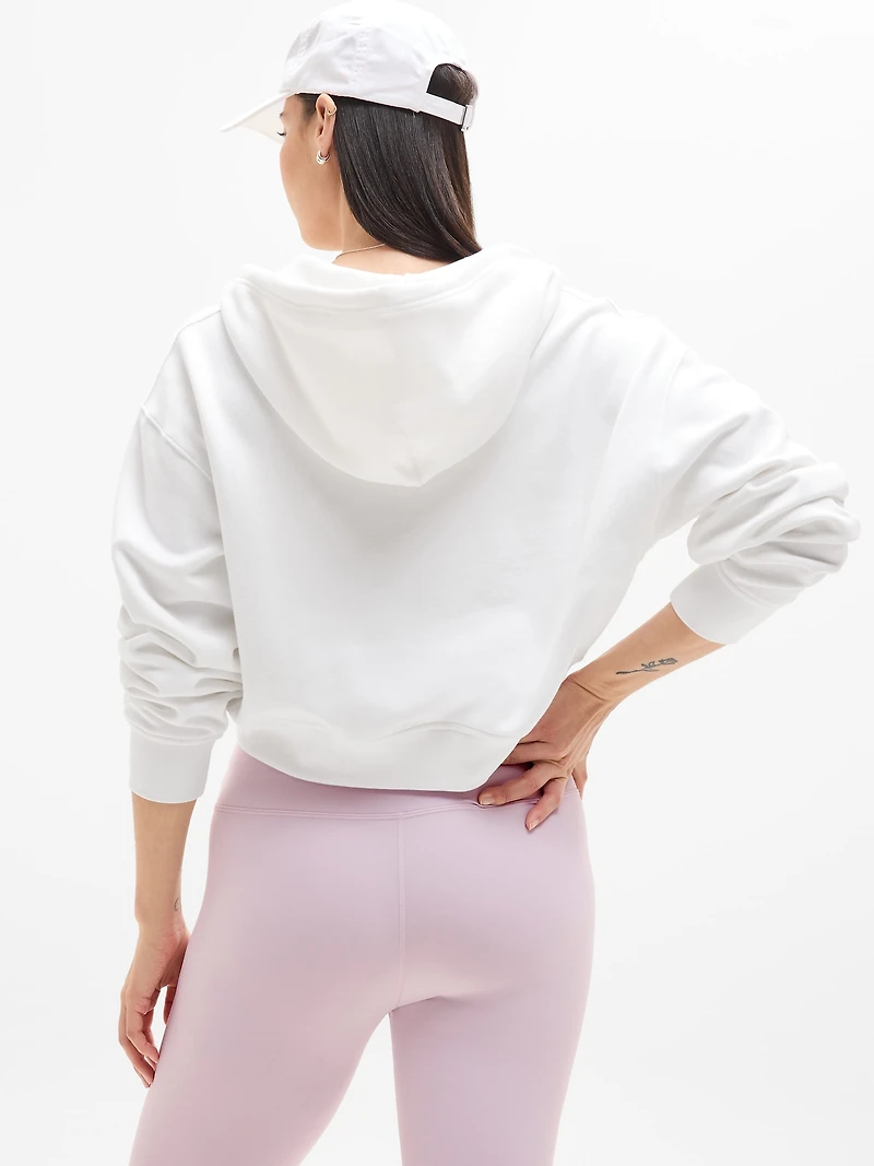 Forever Fleece Crop Full Zip