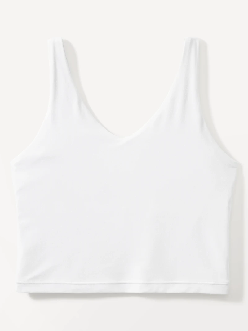 Transcend V-Neck Crop Sports Bra A-C