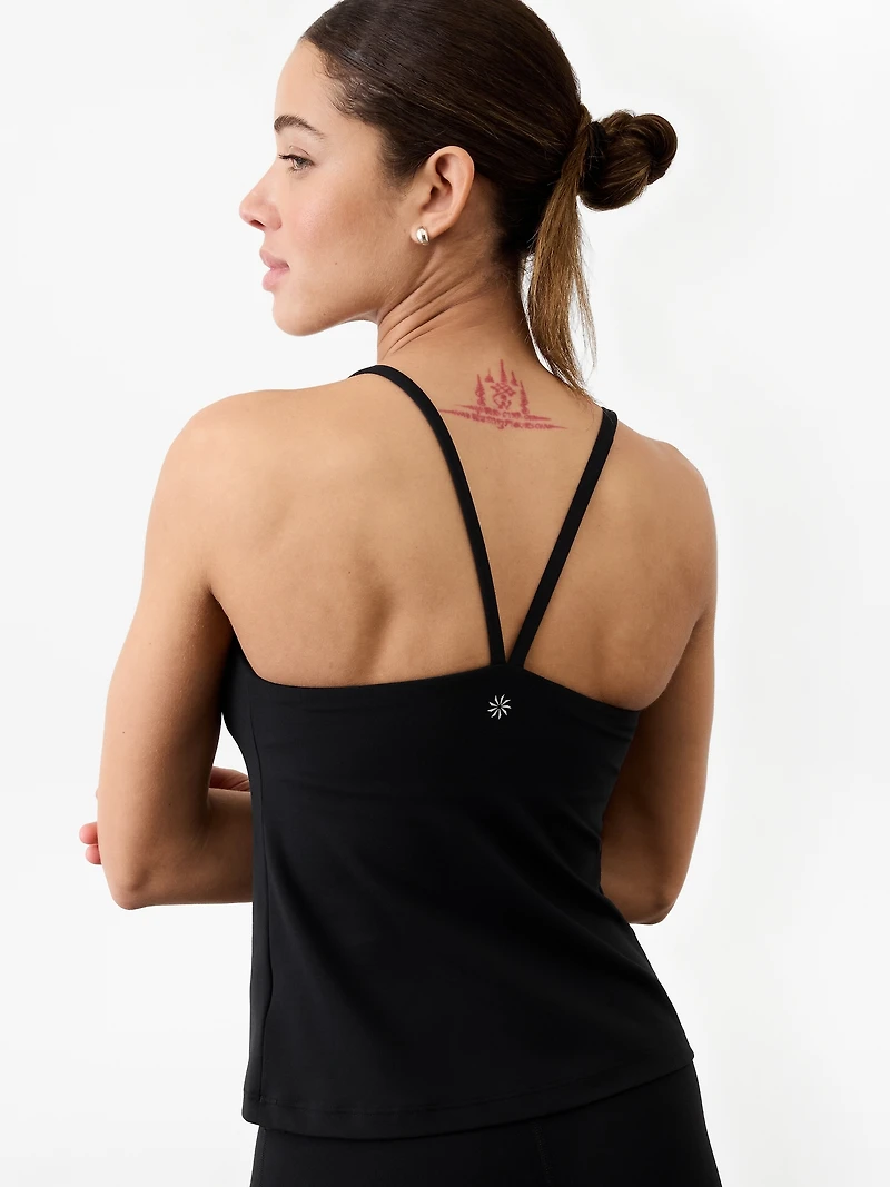 Transcend Scoop Built-In Bra Tank A-C