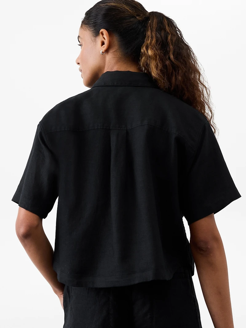 Retreat Linen Short Sleeve Shirt