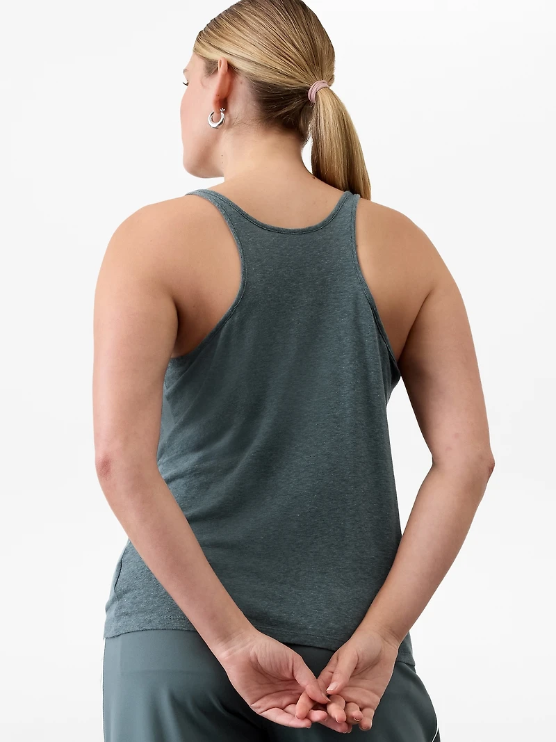 Getaway Linen Blend Tank