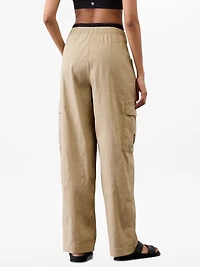 Paradise Mid Rise Straight Leg Cargo Pant