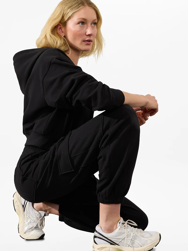 Forever Fleece Crop Full Zip