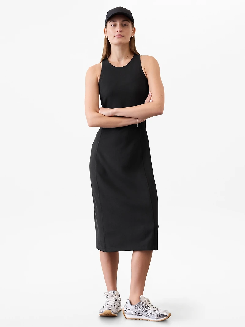 Seasoft Rib Midi Tank Dress