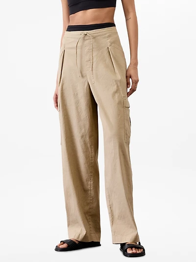 Paradise Mid Rise Straight Leg Cargo Pant