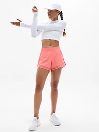 Mesh Racer Run Mid Rise 4 Short