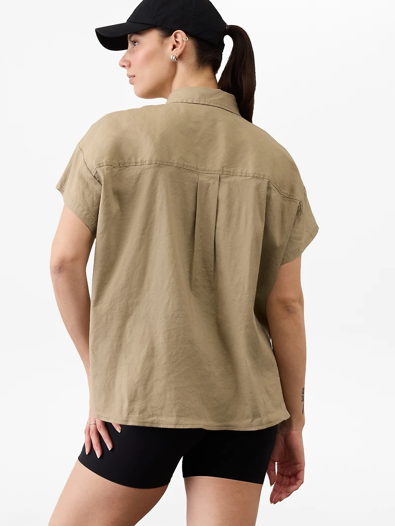 Paradise Oversized Short Sleeve Top