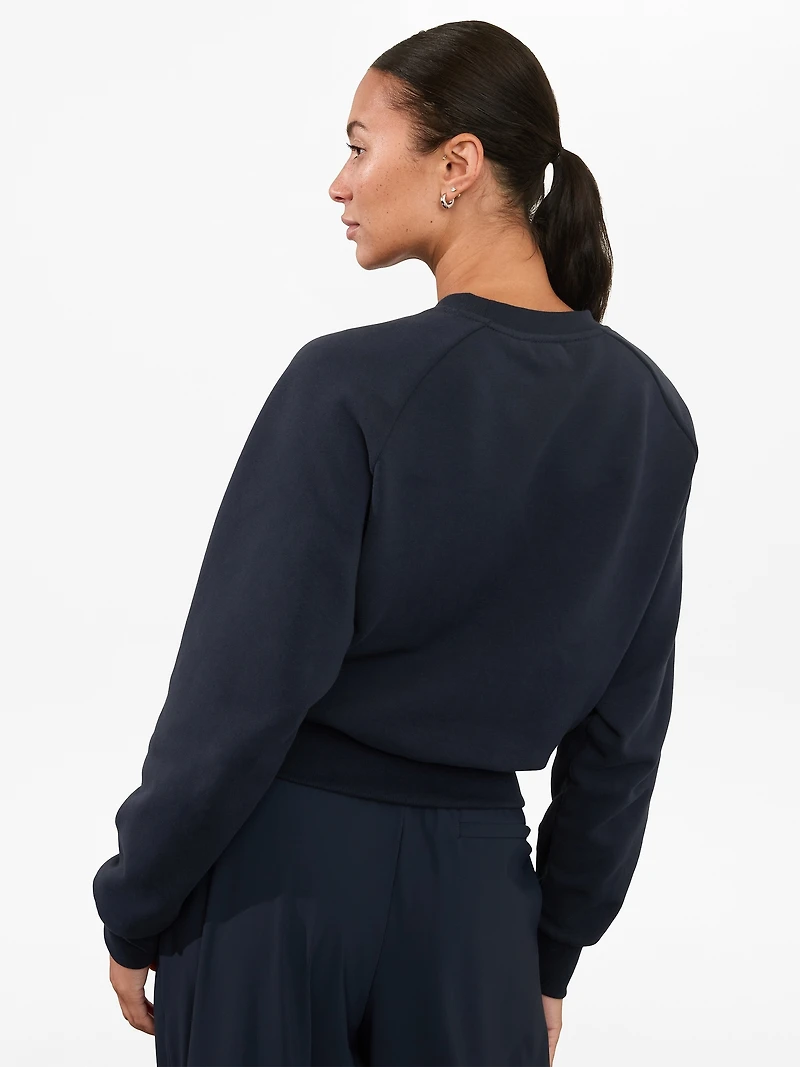 Athleta Embroidered Crew Sweatshirt