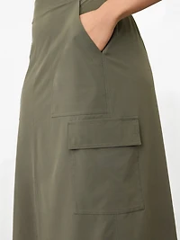 Brooklyn Heights High Rise Cargo Skirt
