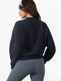 Athleta Embroidered Crew Sweatshirt