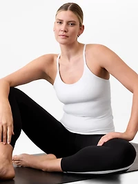 Transcend Scoop Built-In Bra Tank A-C