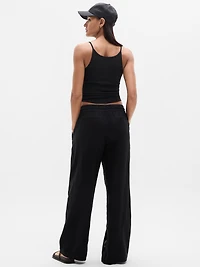 Retreat Linen High Rise Wide Leg Pant