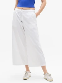 Midday Mid Rise Crop Poplin Pant