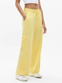 Retroterry High Rise Wide Leg Cargo Pant
