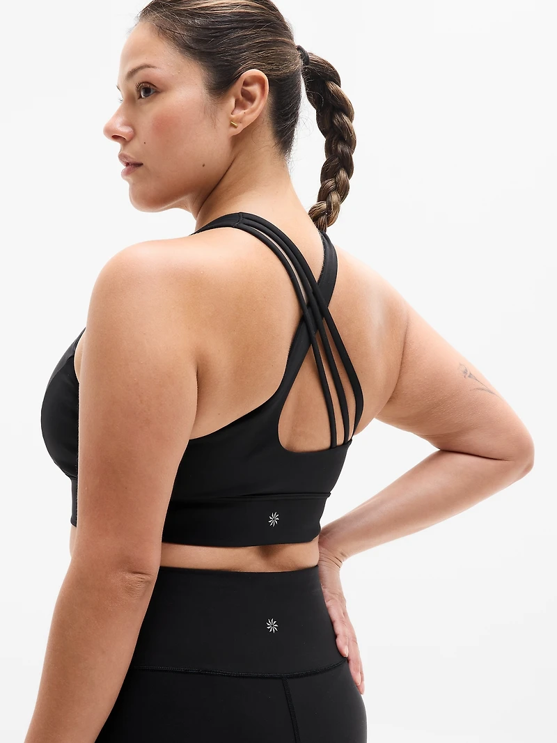 Train Free High Neck Sports Bra D-DD