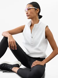 Unstoppable 1/2 Zip Cropped Vest