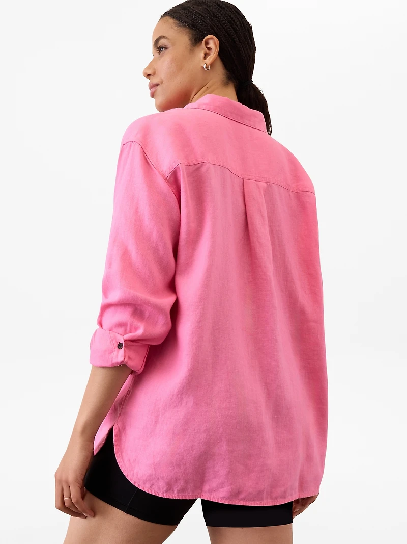 Retreat Linen Top