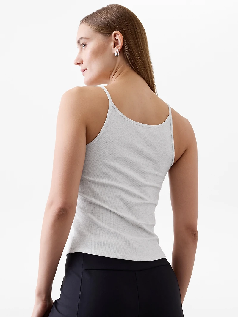 Signature Rib Thin Strap Tank