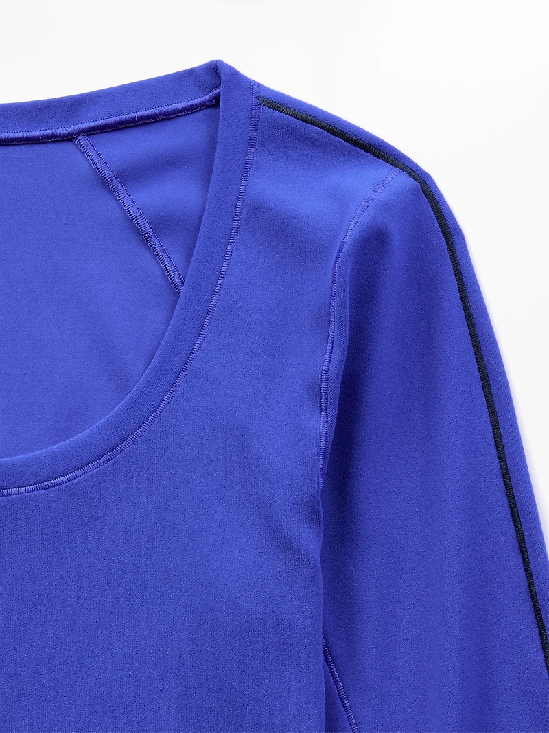 Transcend Contrast Stitch Top