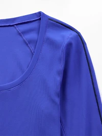 Transcend Contrast Stitch Top