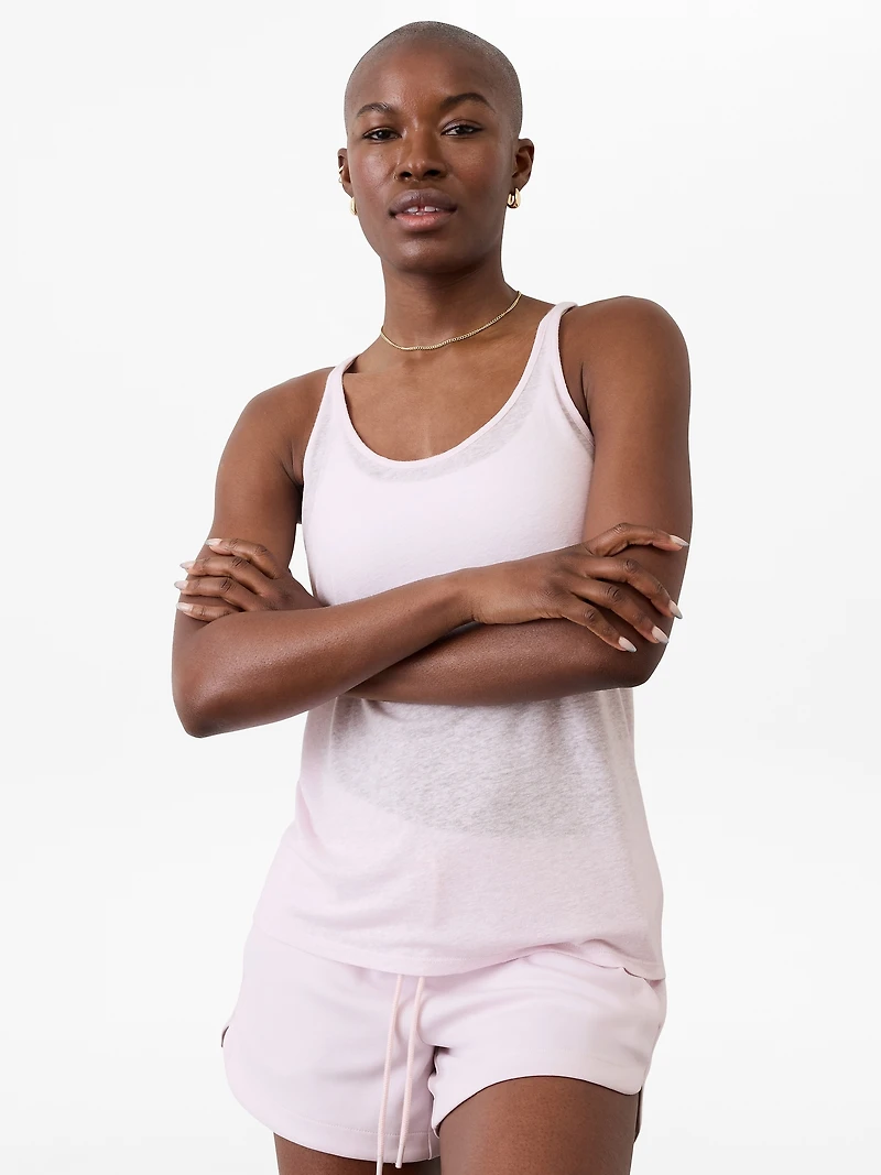 Getaway Linen Blend Tank