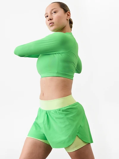 Crossover High Rise 4" Run Short