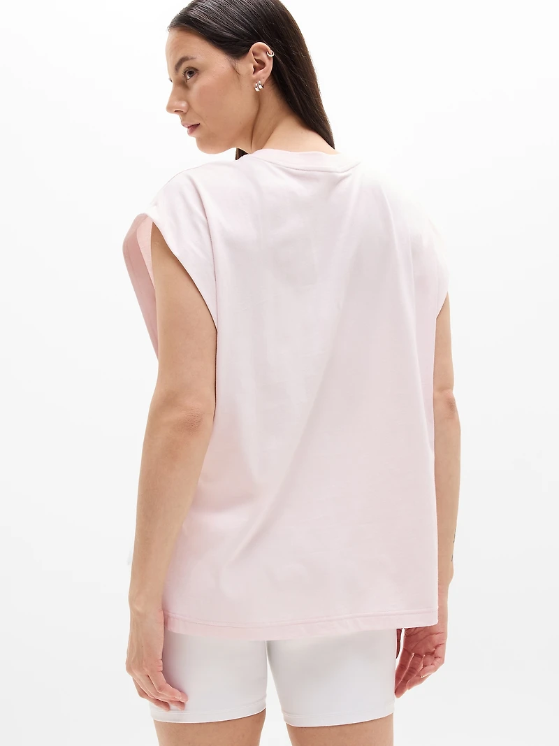 True Cotton Oversized Muscle Tee