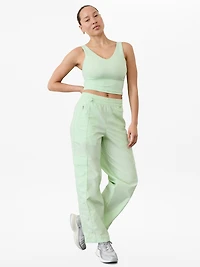 Cascade High Rise Cargo Poplin Pant
