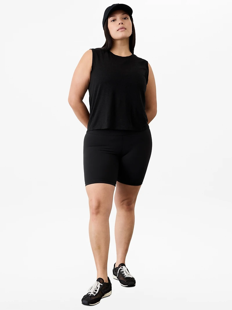 Getaway Linen Blend Muscle Tank