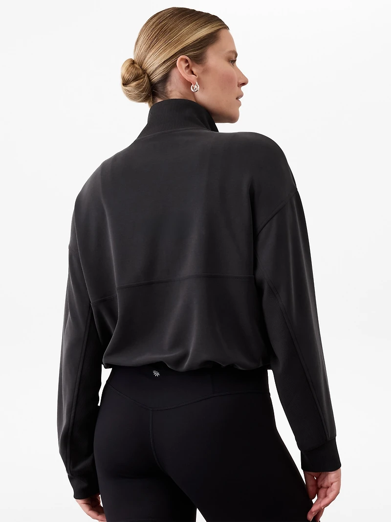 Seasoft Rib 1/4 Zip Popover