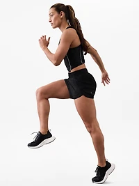 Mesh Racer Run Mid Rise 4 Short