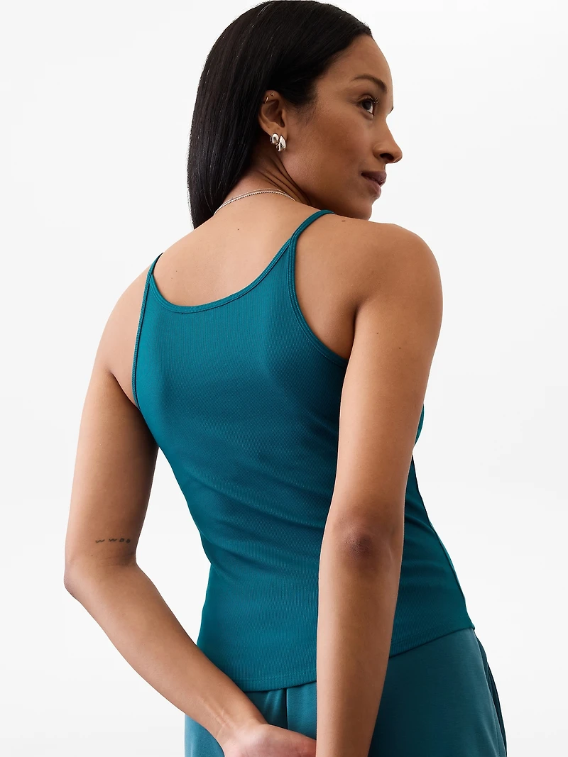 Signature Rib Thin Strap Tank
