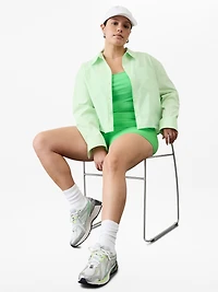 Midday Cropped Poplin Shirt