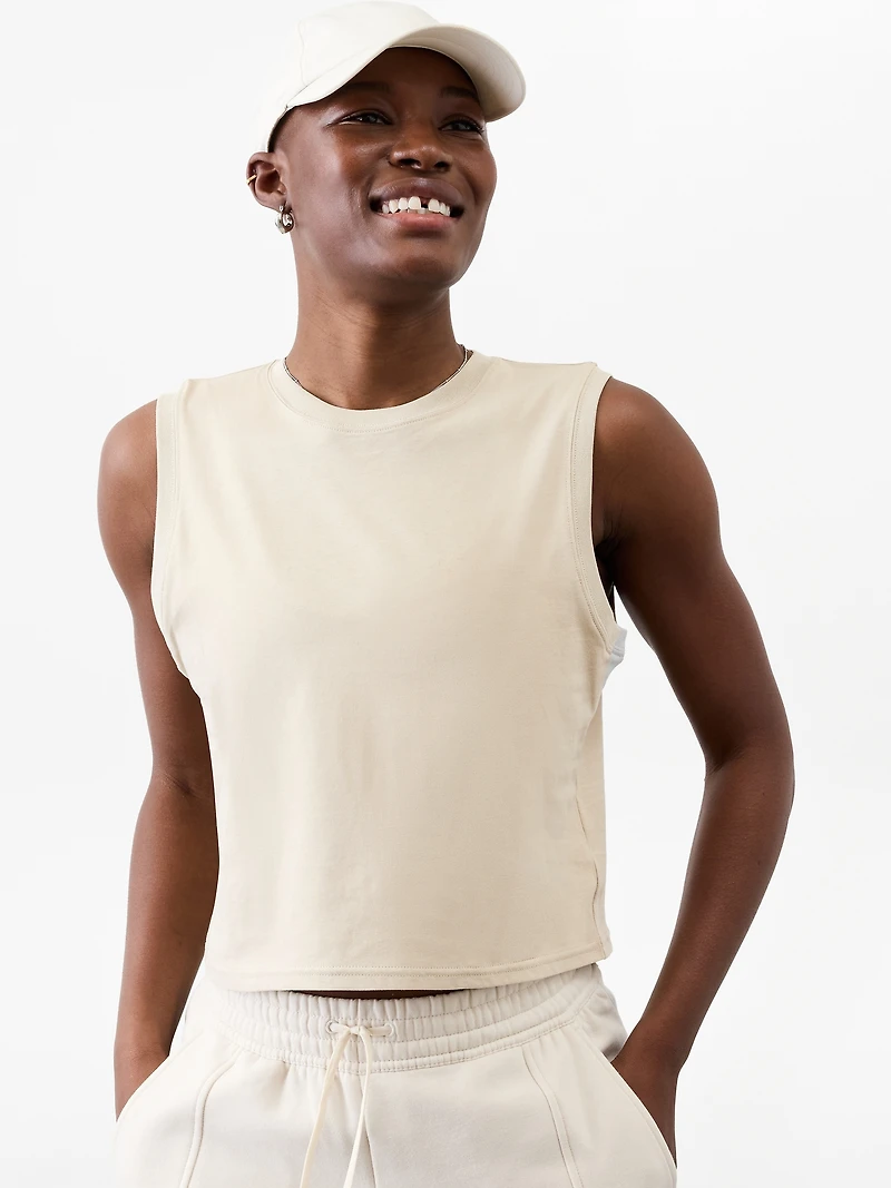 True Cotton Crop Tank