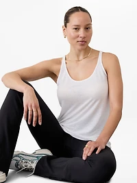 Getaway Linen Blend Tank