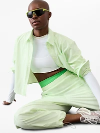 Midday Cropped Poplin Shirt