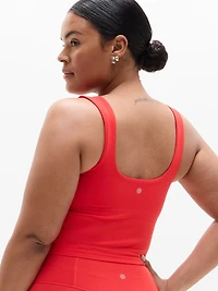 Transcend Square Neck Crop Sports Bra D-DD