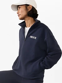 Power of She 1/4 Zip Sweatshirt