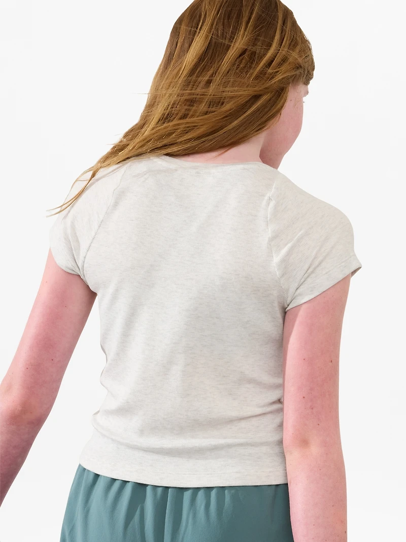 Athleta Girl Easy Rib Tee