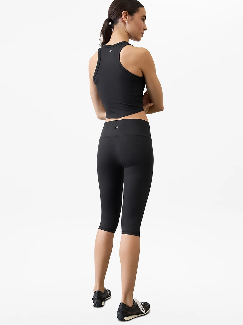 Transcend High Rise Rib Crop Legging