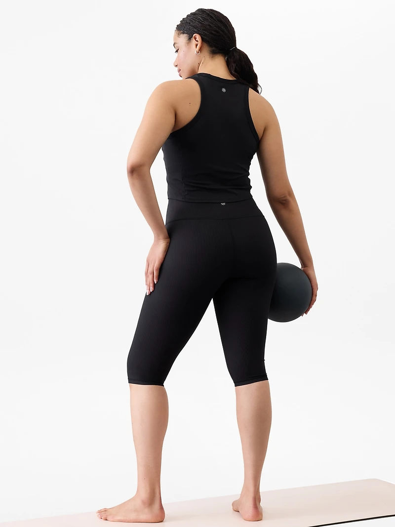 Transcend High Rise Rib Crop Legging