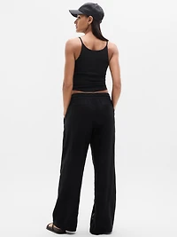 Retreat Linen High Rise Wide Leg Pant