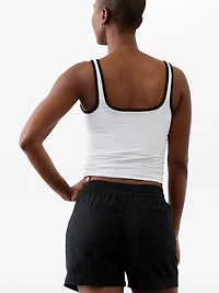 Retreat Linen Mid Rise 4" Short