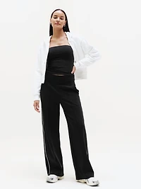 Venice High Rise Track Stripe Wide Leg Pant