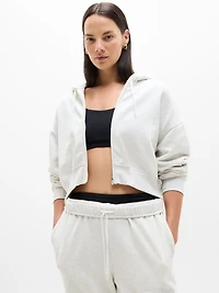 Forever Fleece Crop Full Zip