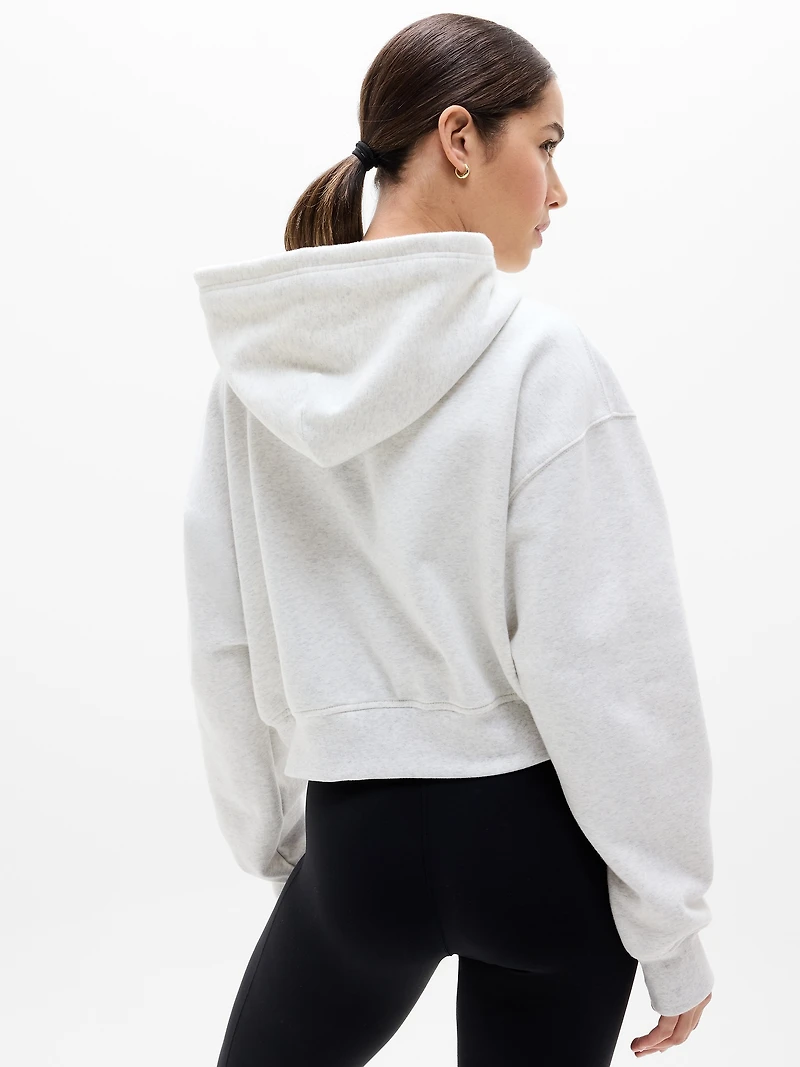 Forever Fleece Crop Full Zip
