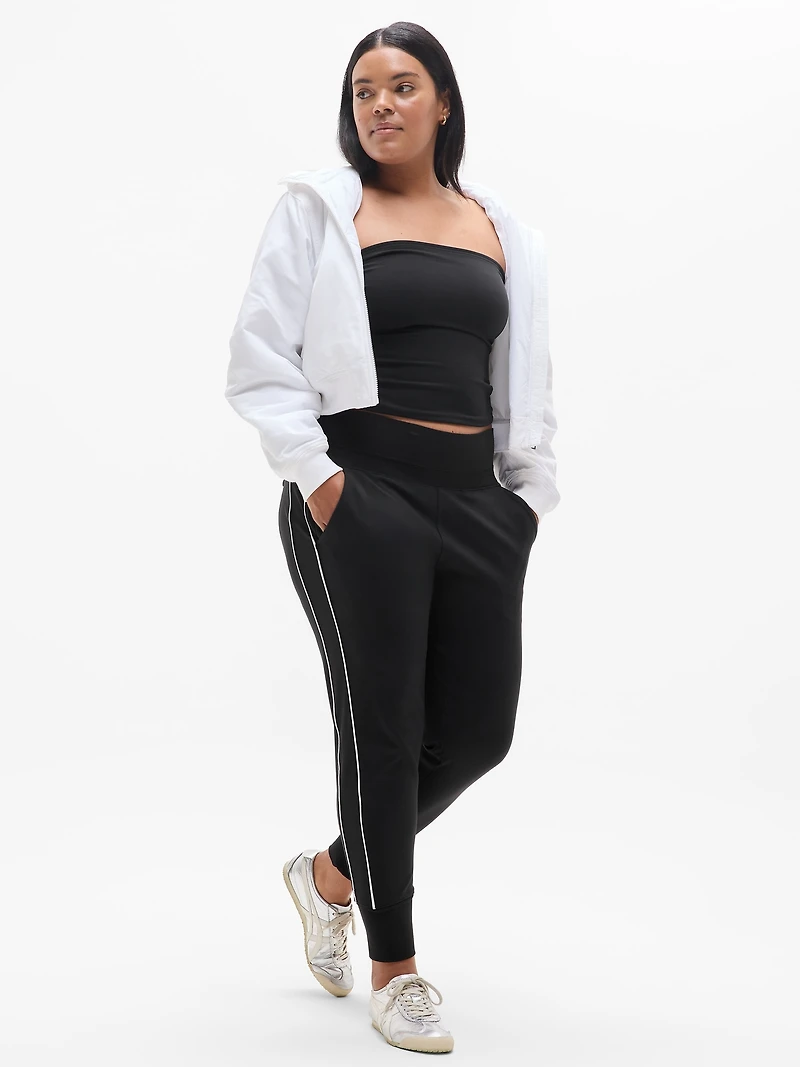 Venice High Rise Track Stripe Jogger